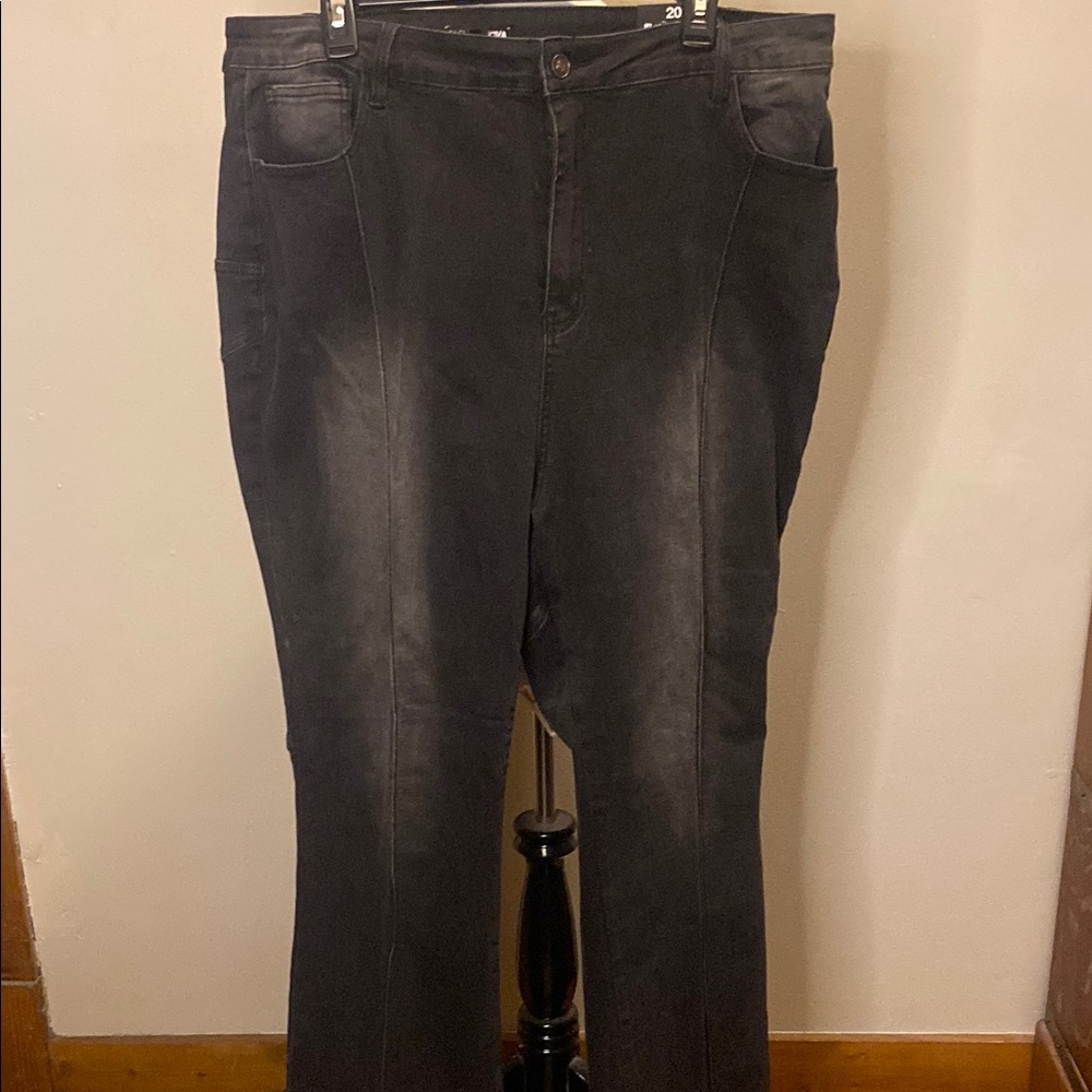 Fashion Nova Black Straight Leg Jeans